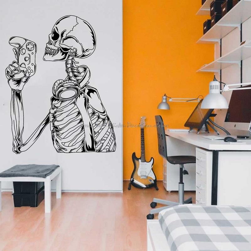Game player wall stickers game - مراجعة Esports Gaming Room وسعره