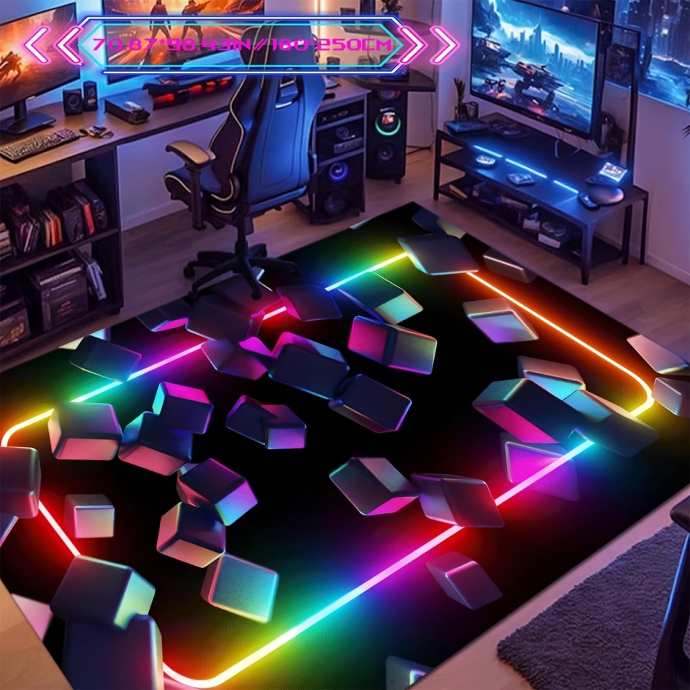 VIKAMA Gaming Mat Colorful Des - مراجعة Esports Gaming Room وسعره