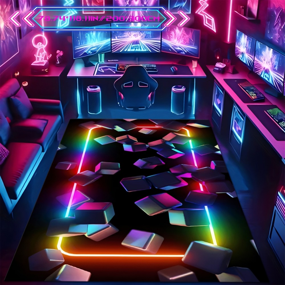 VIKAMA Gaming Mat Colorful Des - مراجعة Esports Gaming Room وسعره