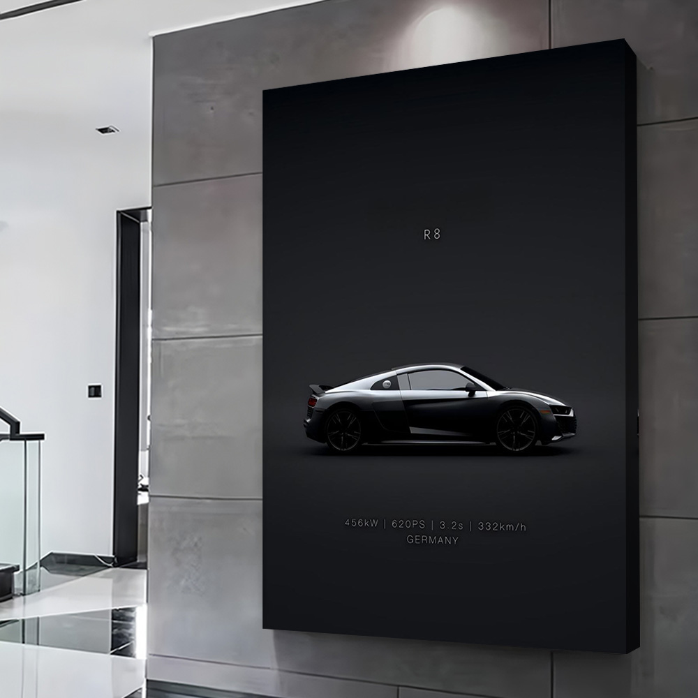 Sports Car R8 Coupe 2020 Print - مراجعة Esports Gaming Room وسعره