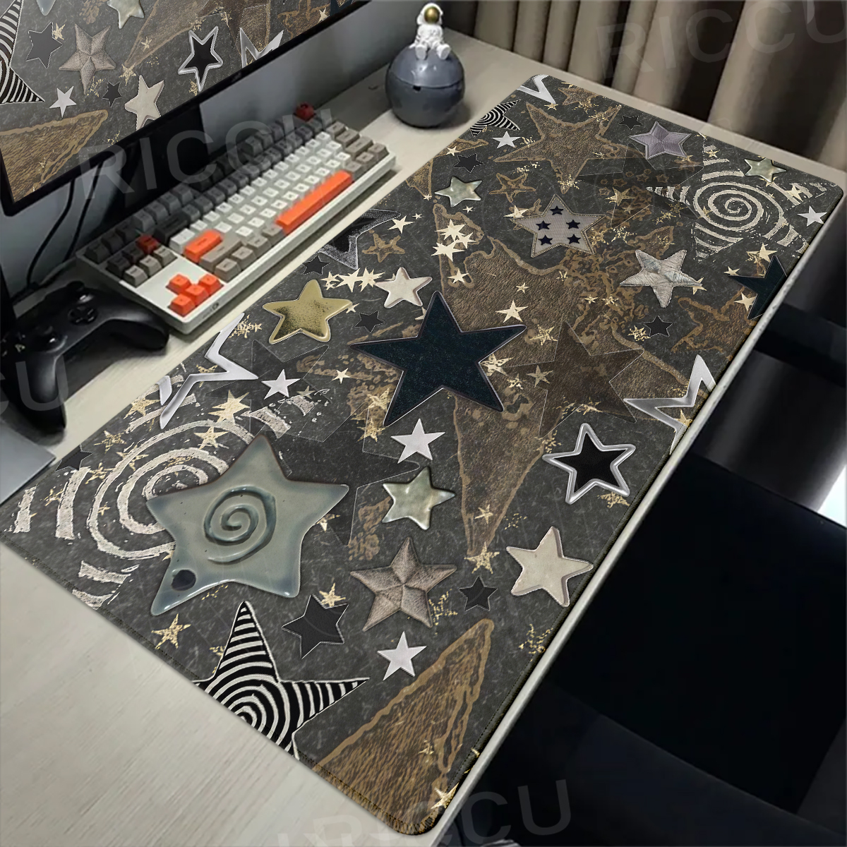 Star Grey Marble Large Mousepa - مراجعة Esports Gaming Cabinet وسعره