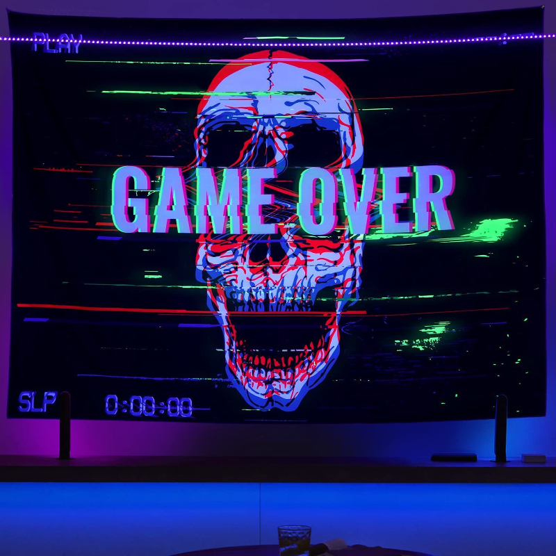 VIKAMA Gaming Tapestry Neon Ga - مراجعة Esports Gaming Room وسعره