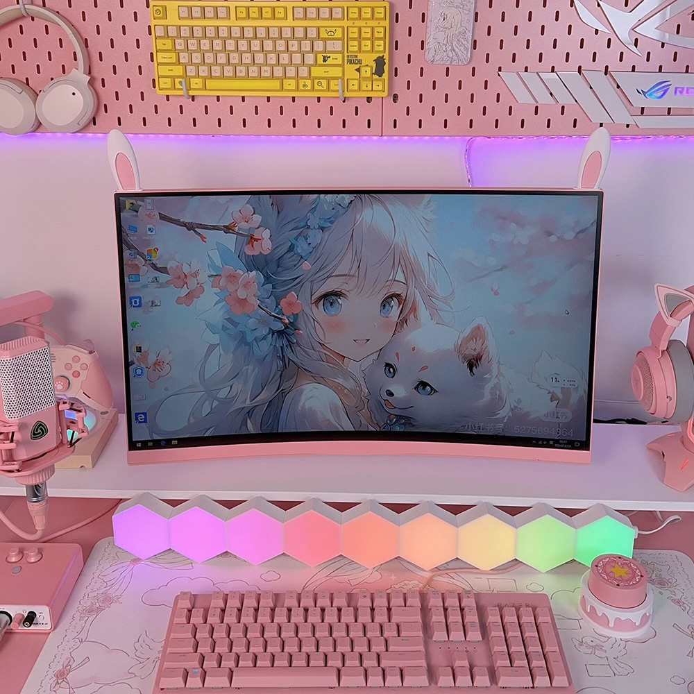 Rabbit Ears Display Decor Cute - مراجعة Esports Gaming Room وسعره