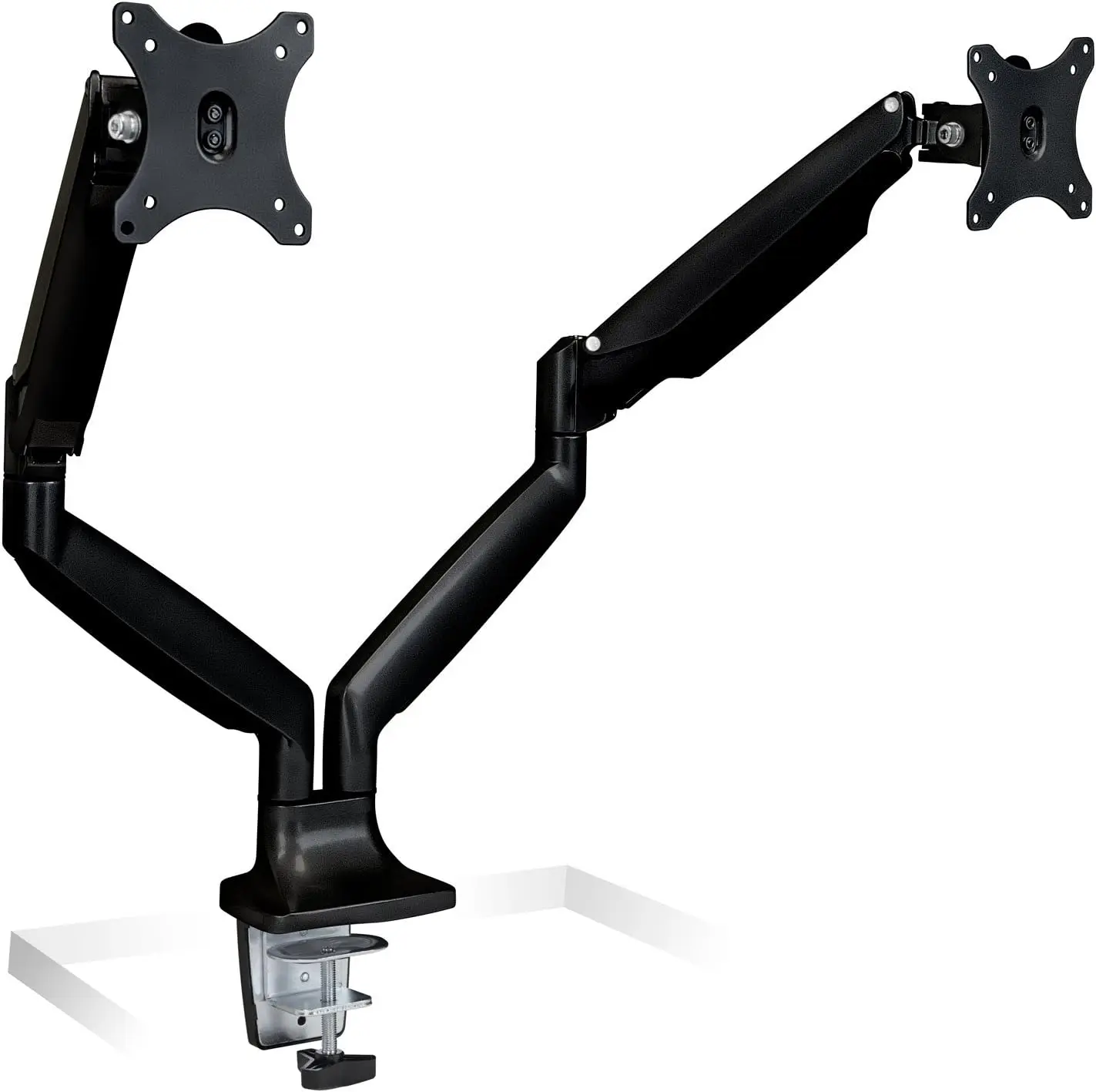 Dual Monitor Arm Mount | Desk  - مراجعة Dual Monitor Stand وسعره