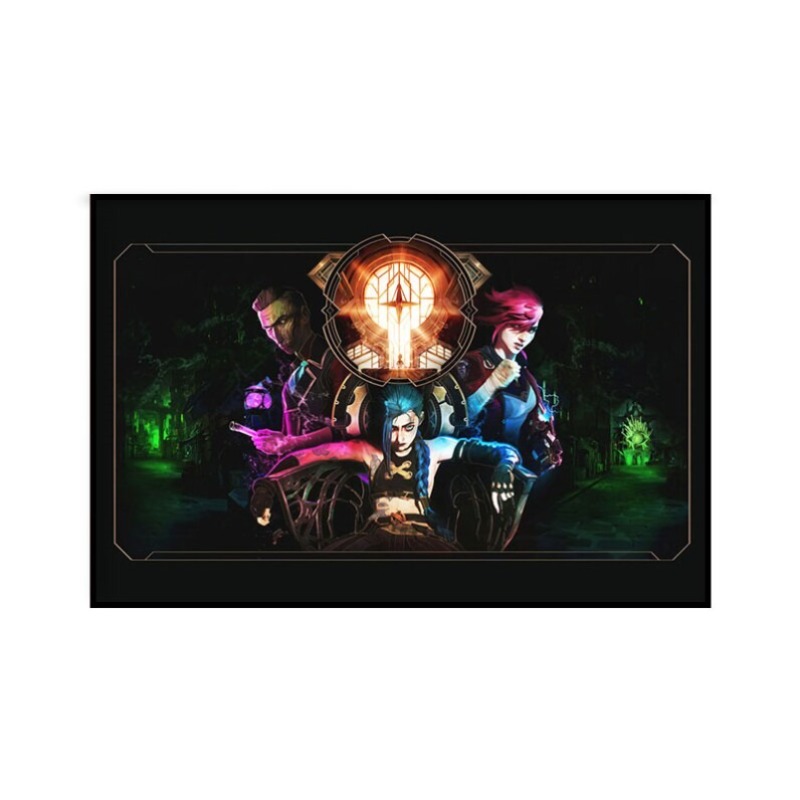 Arcane Jinx Close-Up Poster Un - مراجعة Esports Gaming Room وسعره