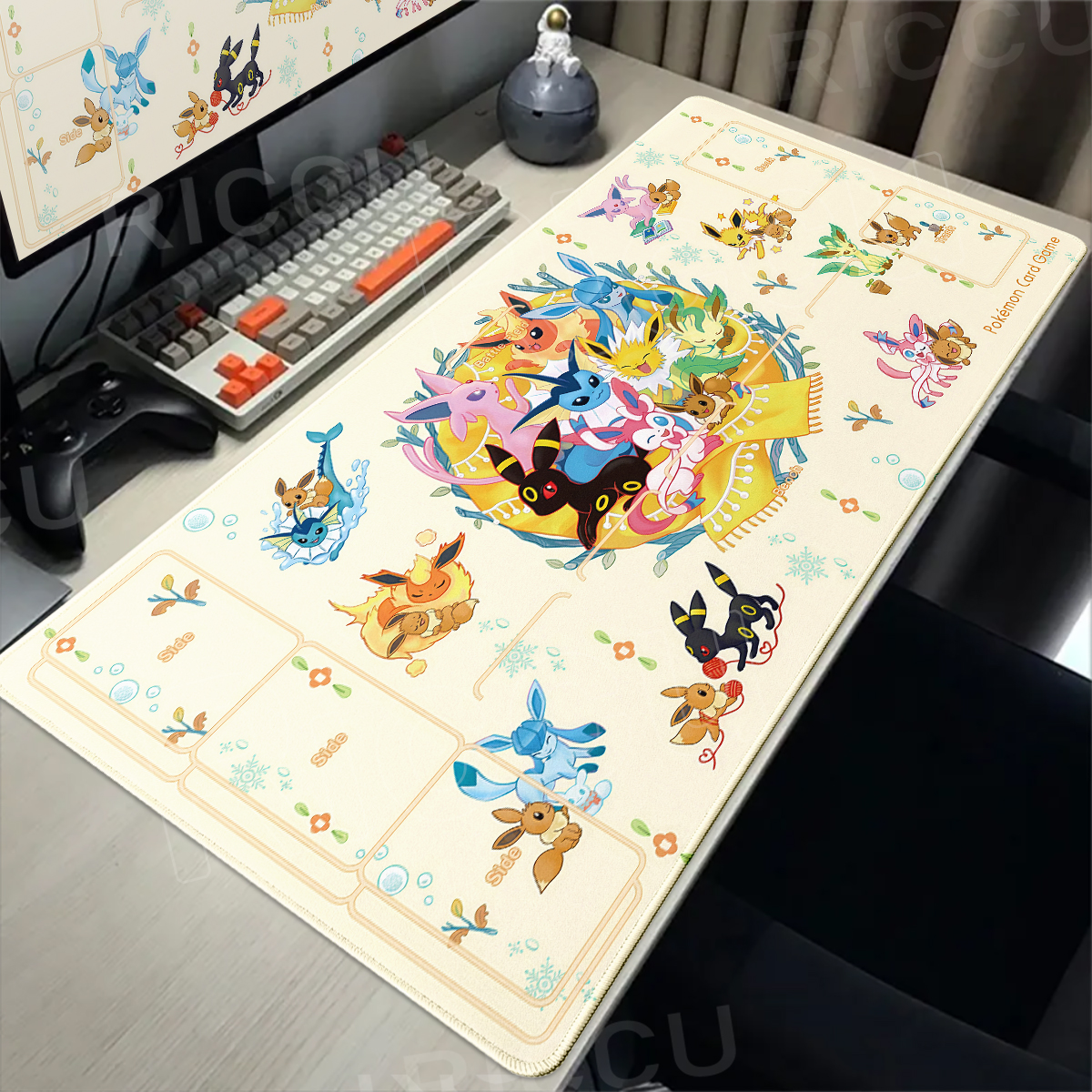 Game Card Pad Anime Gaming Key - مراجعة Esports Gaming Cabinet وسعره