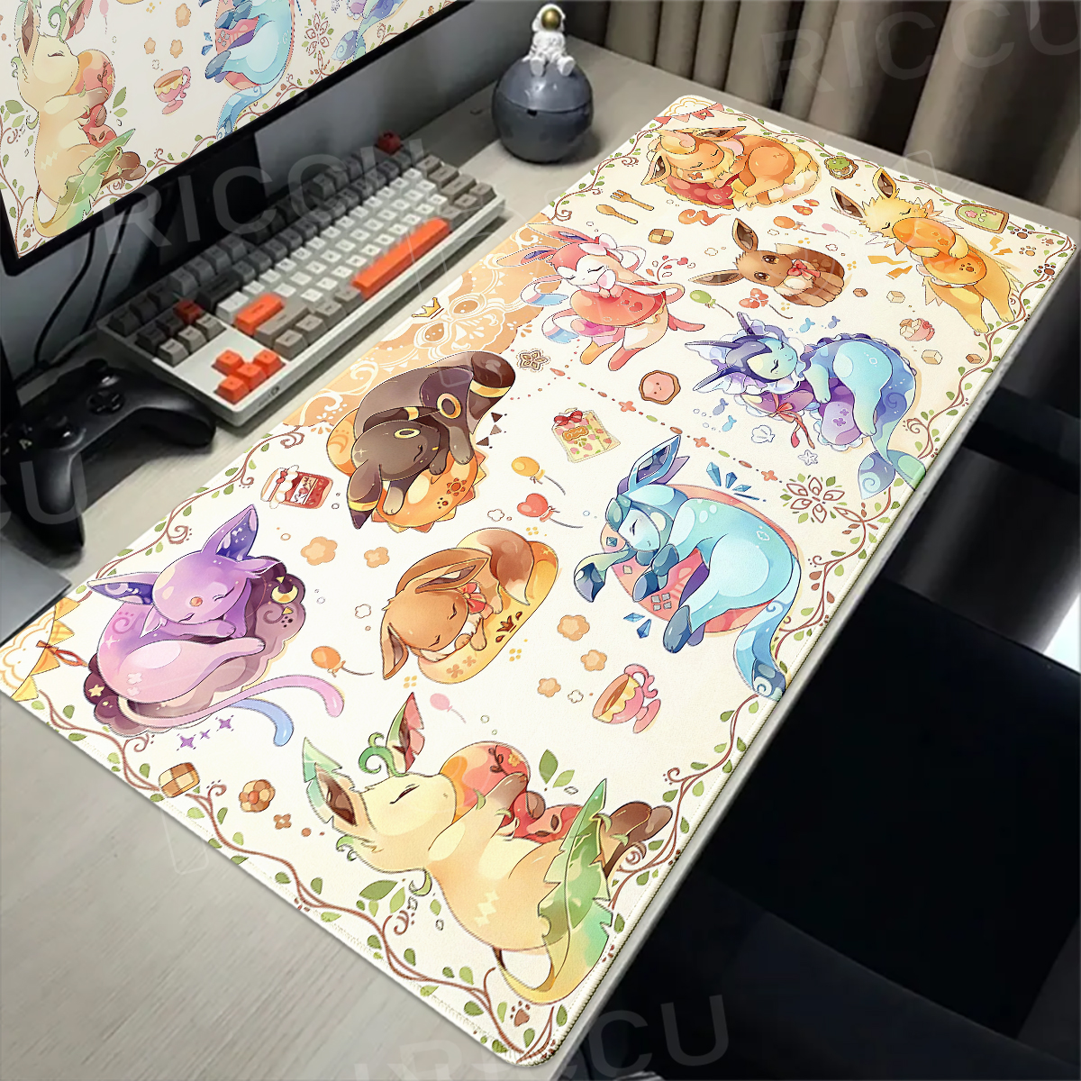 Game Card Pad Anime Gaming Key - مراجعة Esports Gaming Cabinet وسعره