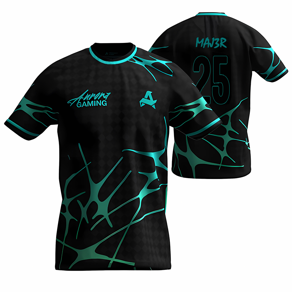 Aurora Gaming E-sports Club Ne - مراجعة Custom Esports Gaming Jersey وسعره