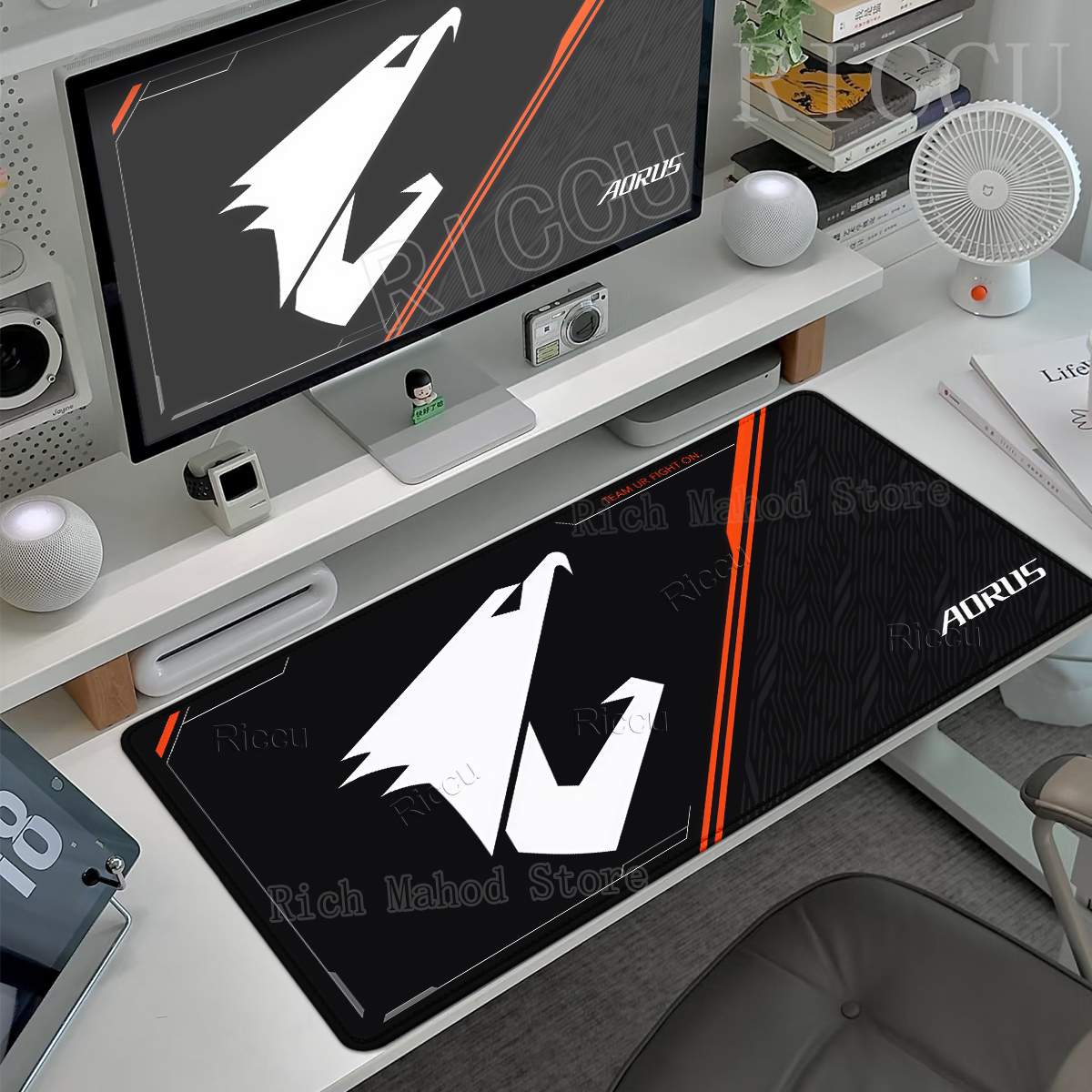 AORUS Large Gaming Mouse Pad X - مراجعة Esports Gaming Cabinet وسعره