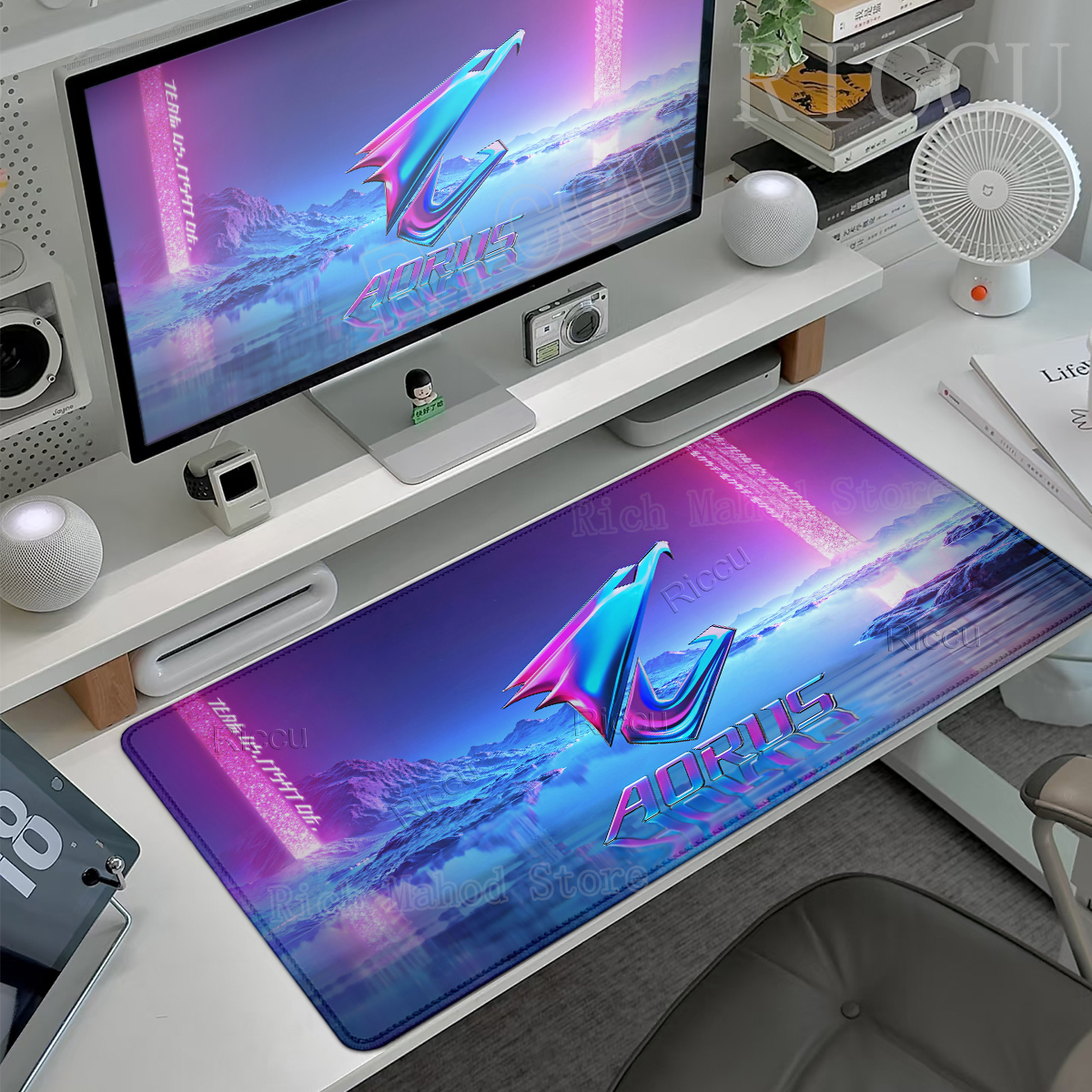 AORUS Large Gaming Mouse Pad X - مراجعة Esports Gaming Cabinet وسعره