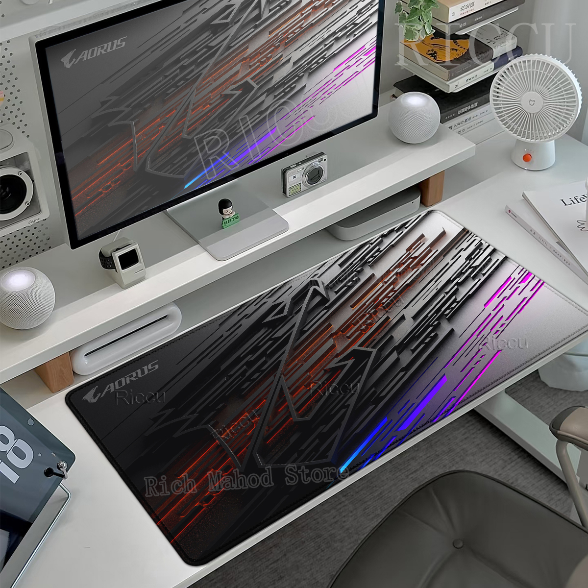 AORUS Large Gaming Mouse Pad X - مراجعة Esports Gaming Cabinet وسعره