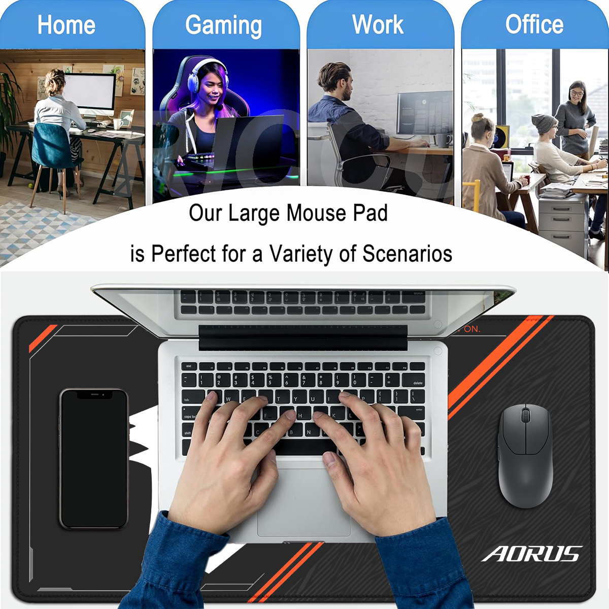AORUS Large Gaming Mouse Pad X - مراجعة Esports Gaming Cabinet وسعره