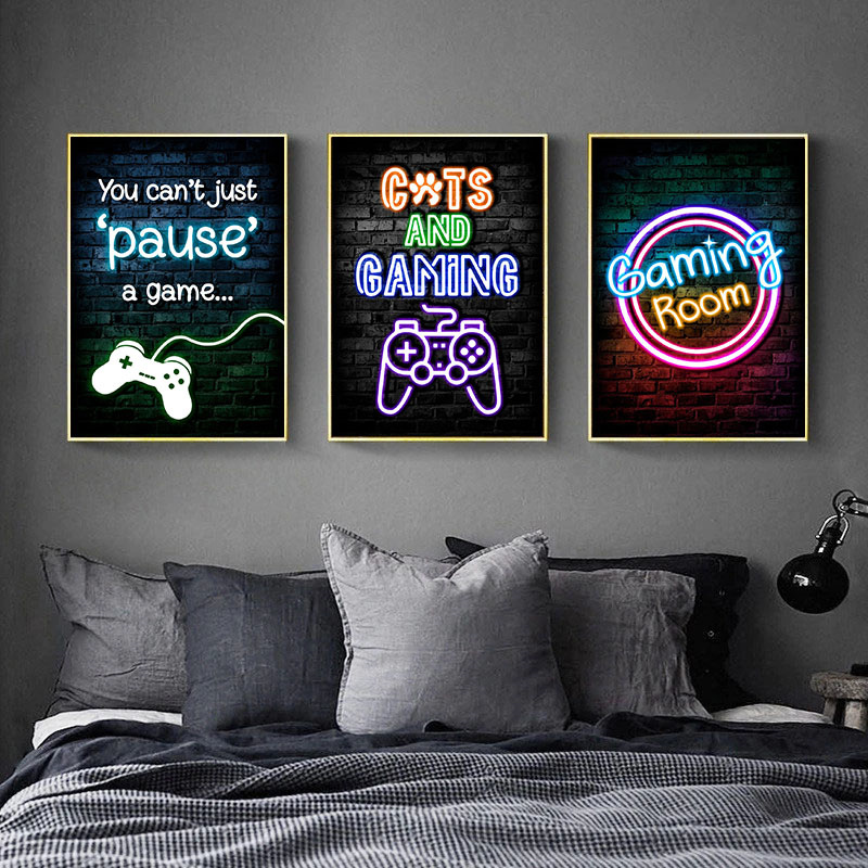 Gaming Neon Eat Sleep Game Rep - مراجعة Esports Gaming Room وسعره
